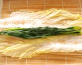 ほうれん草の白菜巻き作り方5写真