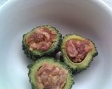 ＜覚書＞レンジ利用☆ゴーヤの肉詰め作り方4写真