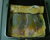 たまご焼きに生ハム入れました！作り方2写真