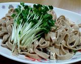 鶏肉ときのこのクリームパスタ作り方6写真