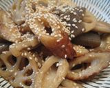 フライパンひとつで★根菜の炒め煮★作り方3写真