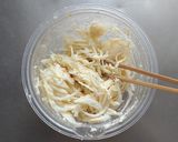 卵小麦粉無し☆豆腐と新玉ねぎのお好み焼き作り方3写真