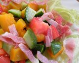 ＊夏野菜の色♡イロサラダ＊作り方7写真