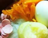 ★簡単♪白菜入りタラコポテトサラダ★*。作り方1写真