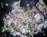 きのこ焼き飯作り方1写真