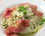 生クリーム不要。枝豆クリームの冷製パスタ作り方7写真