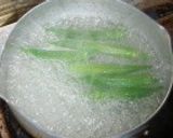 むきえびとオクラのそうめん作り方2写真
