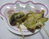 しいたけと鶏の串揚げ作り方8写真
