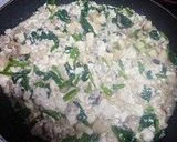 豆腐とほうれん草炒め作り方5写真