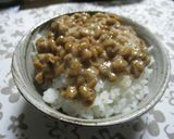 息子の一品✿納豆＆のりたまのっけご飯✿作り方1写真