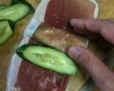 巻くだけ簡単！生ハムきゅうり巻き作り方3写真