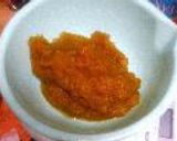炊飯器で＊カステラ（カボチャあん入り）　　　　σ（＾ｕ＾）作り方3写真