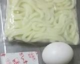 材料３つ★温玉つくって★冷やし素うどん★作り方1写真