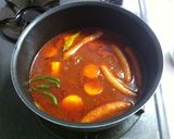 前編　家に有る物で作るトマト鍋♪作り方2写真