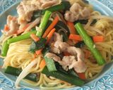 夏にぴったり☆ニラとにんにくの塩焼きそば作り方6写真