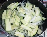 ナス★玉ねぎの味噌汁作り方2写真