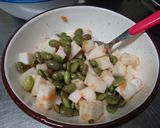 簡単♪枝豆とはんぺんのたらこ和え作り方2写真