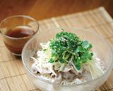さっぱり梅だれ豚しゃぶそうめん作り方4写真
