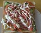 カニカマ✿きゅうりトースト作り方31写真