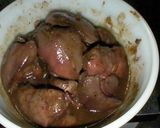 鶏レバの甘煮。作り方8写真