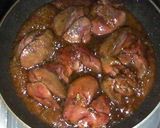 鶏レバの甘煮。作り方7写真