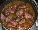鶏レバの甘煮。作り方6写真