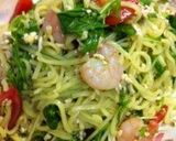 エビと水菜のバジルサラダ麺作り方7写真