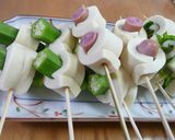 高野豆腐でボリュームアップ　串天！作り方3写真