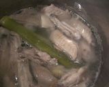 茹で手羽のねぎ油あえ作り方1写真