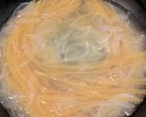 鮎の一夜干しのワンパンパスタ作り方5写真