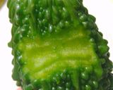 キャラ弁・ゴーヤで緑のピグモン作り方2写真