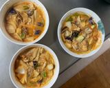肉無チクワクリーミー味噌キムチ味野菜炒め作り方17写真
