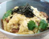 ➏　超速Ⅱ☆焼き鳥缶の卵とじ丼　➏作り方6写真