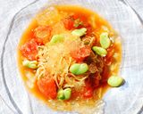 冷製パスタのコンソメジュレ作り方6写真