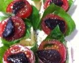 塩豆腐と黒にんにくのカプレーゼ作り方4写真
