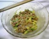 食べラーで✿アボカド納豆うどん作り方1写真