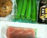 マグロと山芋　☆ごちそうサマーヌードル作り方1写真