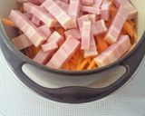 ルクルーゼで作ろ!*野菜のベーコン風味作り方3写真