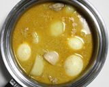 ゆで卵とじゃがいものイエローカレー作り方5写真