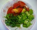 ✿オクラと大葉の冷や奴ポン✿作り方2写真