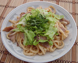黄金の味で作る☆旨々焼きうどん作り方3写真