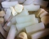 大根と豚バラの味噌煮込み作り方3写真
