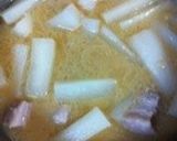 大根と豚バラの味噌煮込み作り方4写真
