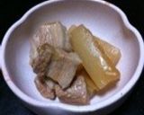 大根と豚バラの味噌煮込み作り方7写真