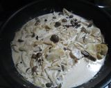 ホタテとキノコのクリームパスタ作り方6写真