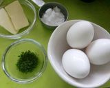 卵焼き♡わが家のお弁当定番/パセリチーズ作り方1写真