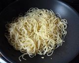 ミョウガと大葉でレモン塩パスタ～♪作り方3写真