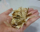 えびとはんぺんをごぼうの衣で揚げちゃった作り方6写真