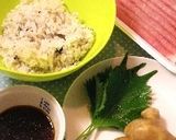 薬味でさっぱり・肉巻きおにぎり作り方1写真
