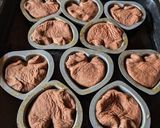 イチゴハートチョコレートクリームパン作り方4写真